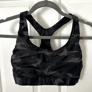 Athleta Camo Sports Bra Size S